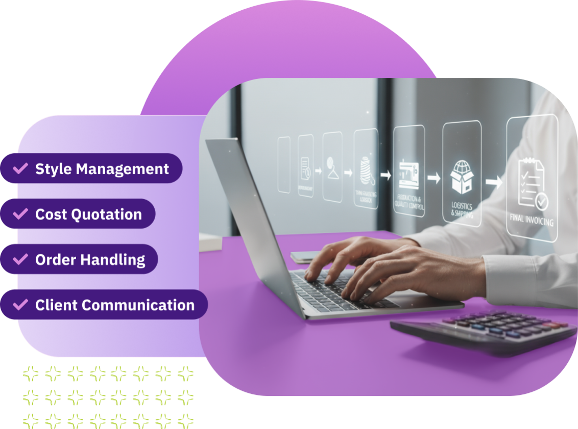 Style, Cost & Order Control for <span>Merchandisers in Knitwear Manufacturing