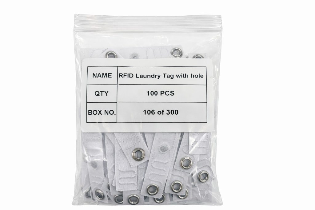 Washable RFI tags for SFG tracking in knitwear manufacturing
