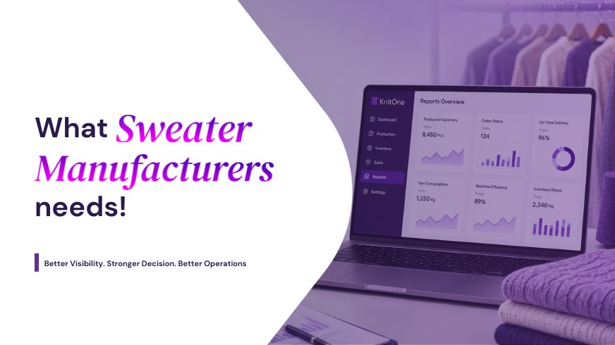 Important Reports for Sweater Manufacturers