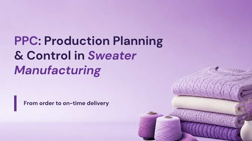 Production Planning and Control (PPC) in sweater manufacturing